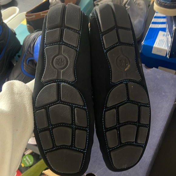 Navy blue loafers gh bass size 8.5 - Picture 2 of 4